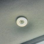 visualizzazione del fissaggio del magnete a disco con base 150x150 - Montage magnétique d'un toit de véhicule